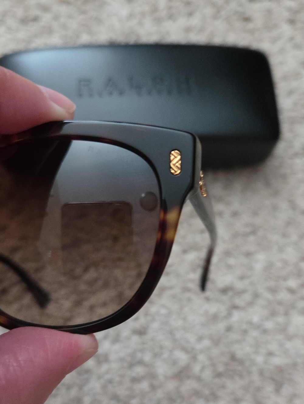 Ralph Lauren RA5305U Cat's Eye Sunglasses in Black Havana ASO Kate Middleton - Picture 11 of 14